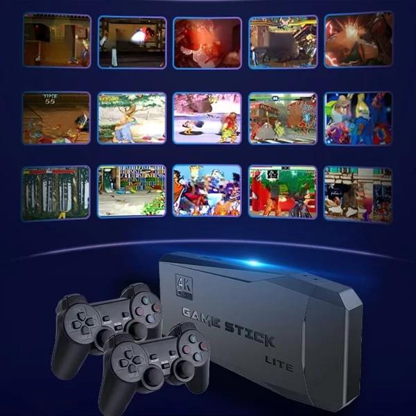 ESGOTADO ** Vídeo Game Stick Retrô Controle Sem Fio HDMI 3500 Jogos