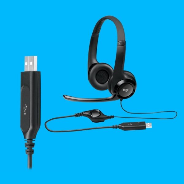 Headset com fio USB - Microfone com Redução de Ruído BT - Imagem 4